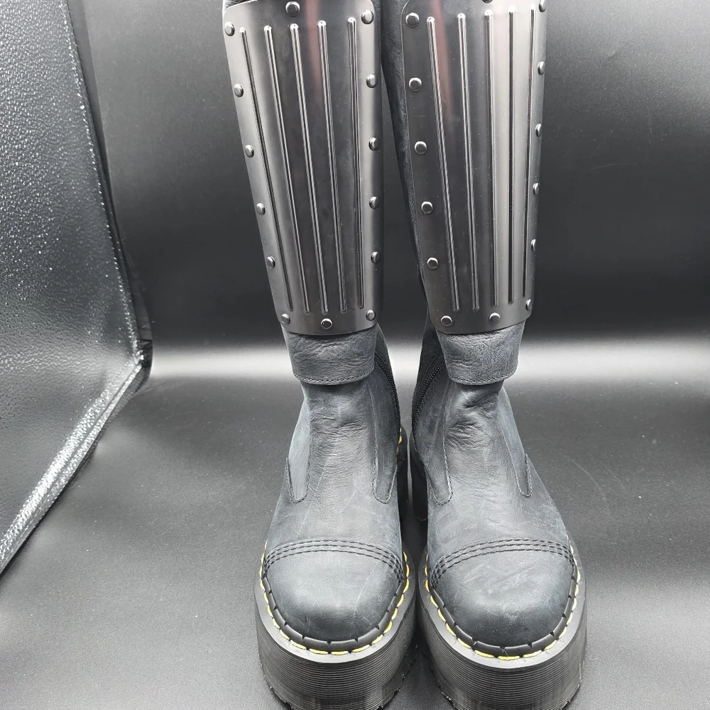 Dr. Martens Jadon Max Boot Hi Buckle Platforms